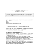 Procès-verbal de la réunion du vendredi 6 mars 2026